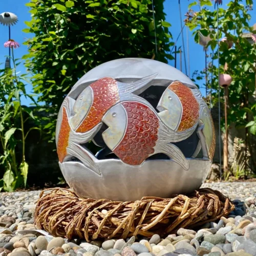 Gartenkugel "Fische"